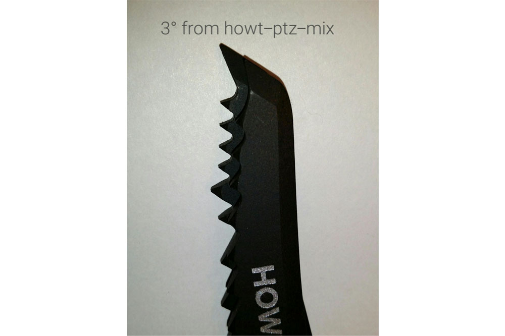 Comparing the Howey Tools HOWT-PTZ-MIX (background) to the Howey Tools HOWT-PTZ-ICE (foreground).