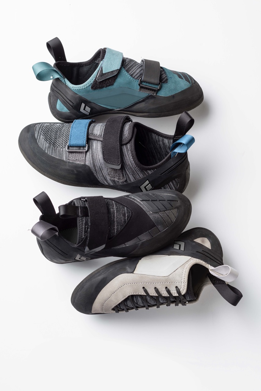 The New S18 Black Diamond Climbing Shoe Family. 